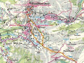 Wanderkarte Kitzbühel 1:25.000, 2008