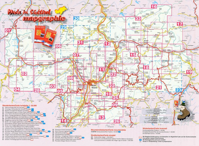 mapgraphic edition - Landkarten von Südtirol