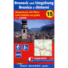 Wanderkarte Nr.15 Bruneck & Umgebung