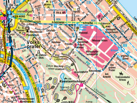 Ausschnitt aus Stadtplan Nr.90 Wien