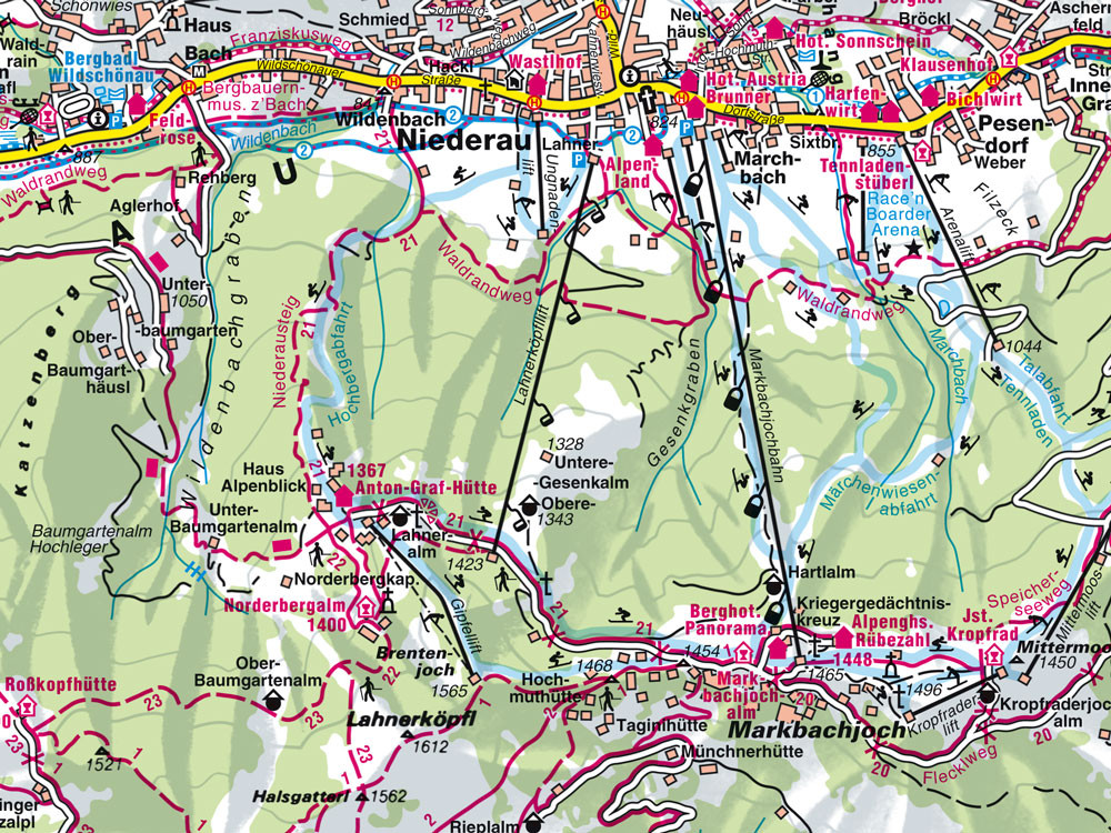 Wanderkarte Nr.32 Wildschönau